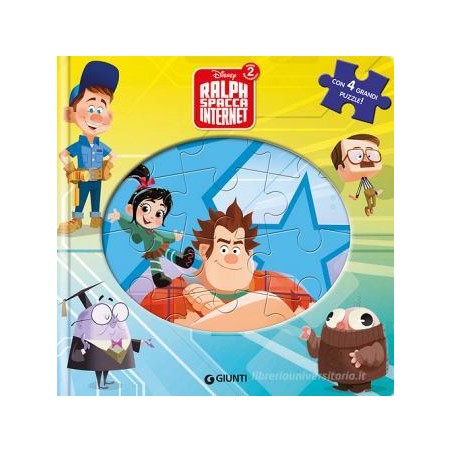 DISNEY -LIBRO PUZZLE RALPH SPACCATUTTO